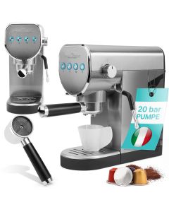 ProfiCook Espresso-Kaffeemaschine PC-ES-KA 1265 Edelstahl