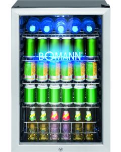 Bomann Glastür-Kühlschrank KSG 7285 schwarz
